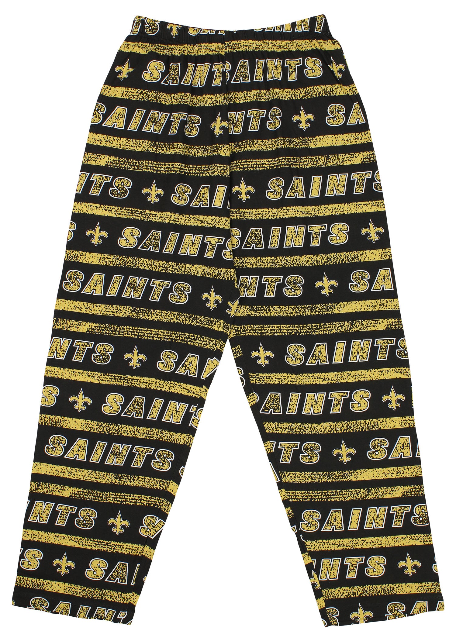 Zubaz NFL Men's New Orleans Saints Static Lines Comfy Pants