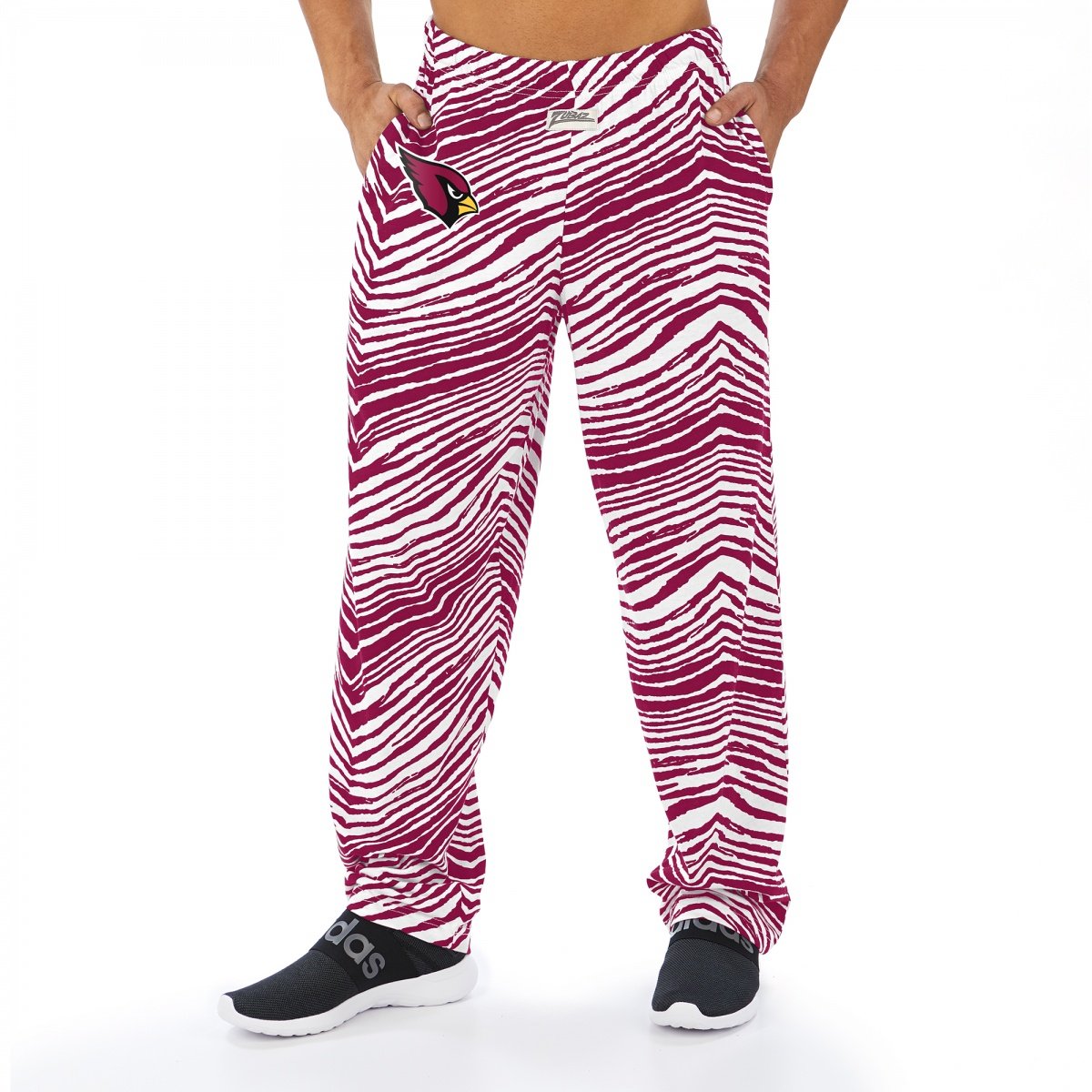 Zubaz NFL Men's Arizona Cardinals Zebra Print Lounge Pants