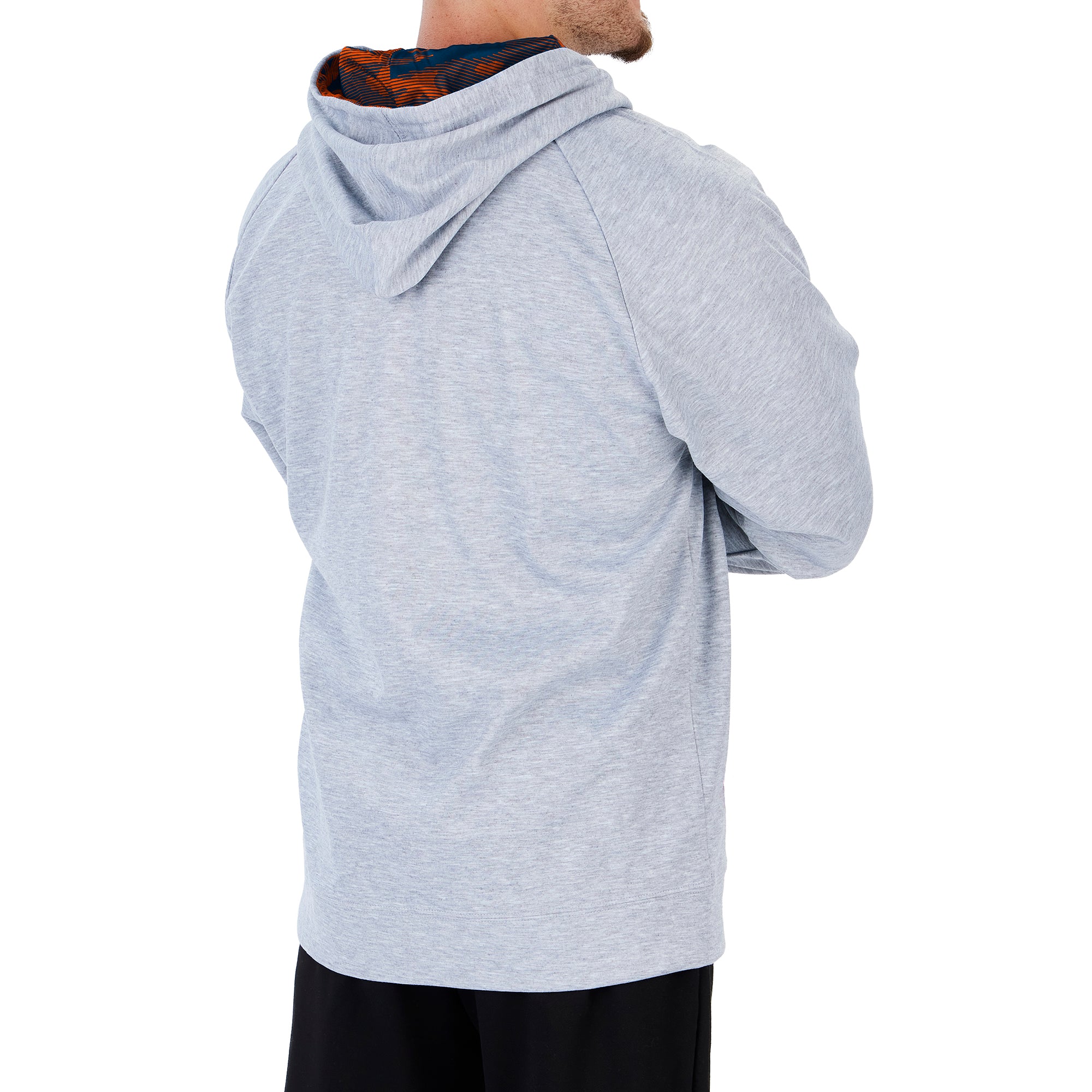 Zubaz NFL Men's Chicago Bears Full Zip Hoodie W/ Camo Lines