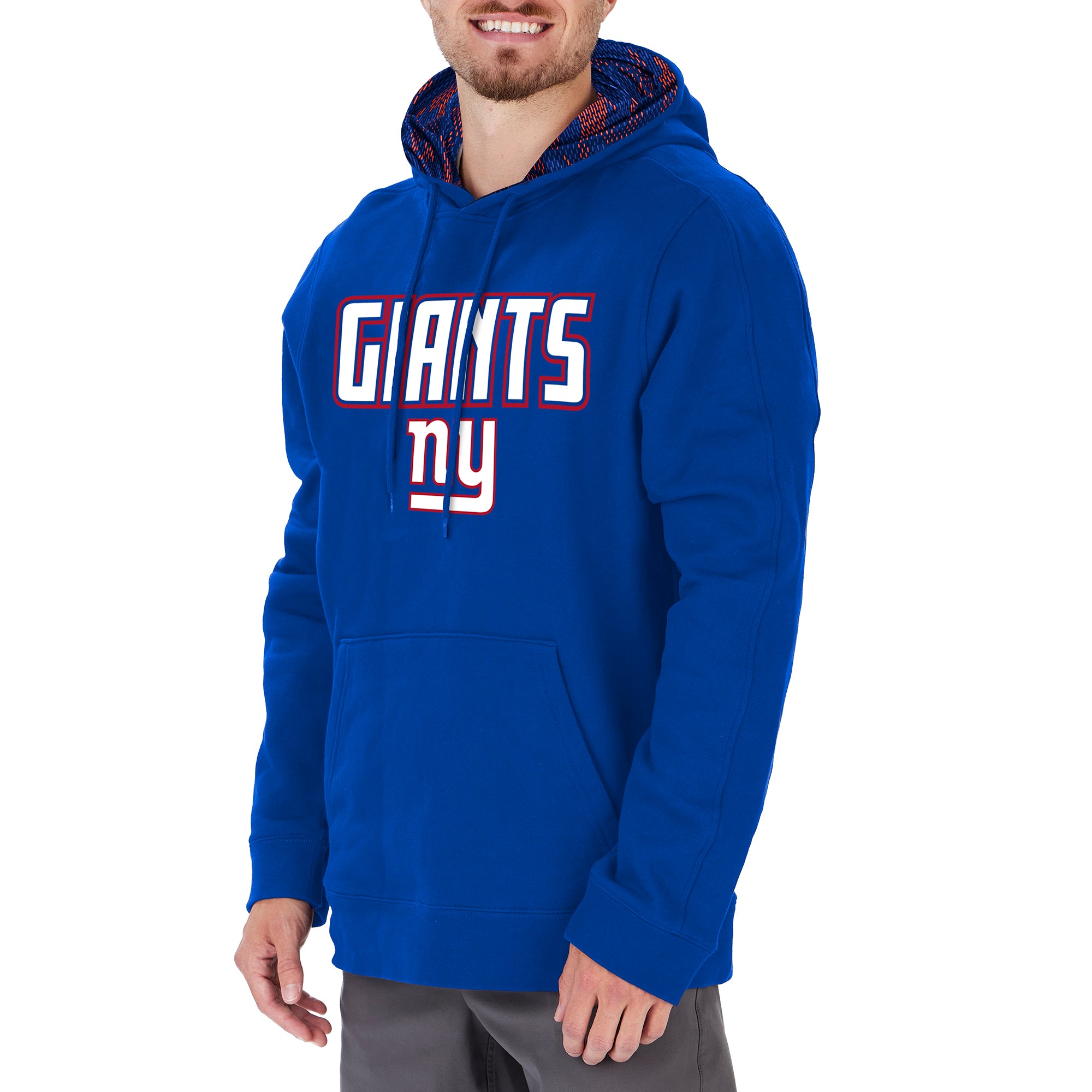 Zubaz Men's NFL New Yorks Giants Viper Print Hoodie