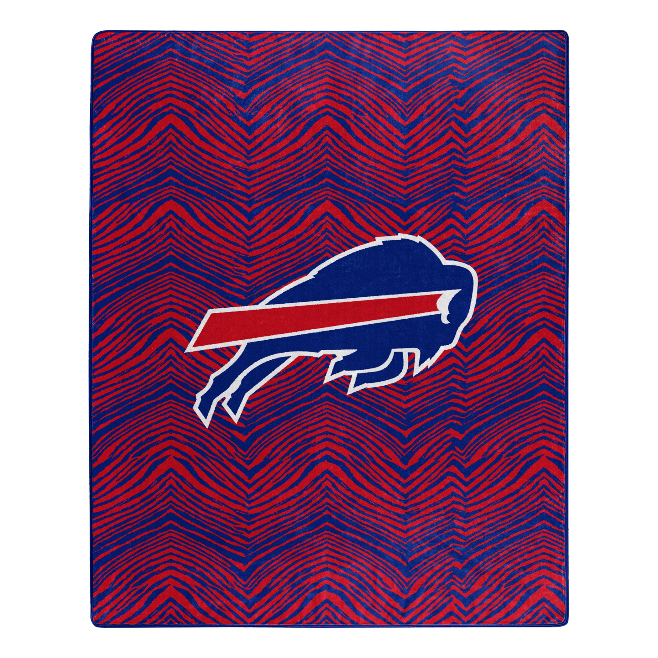 Zubaz X Northwest NFL Buffalo Bills Zubified Raschel Throw Blanket