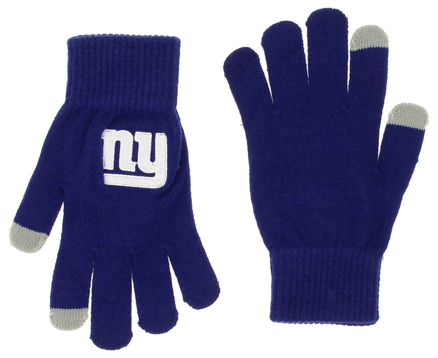 FOCO X Zubaz NFL Collab 3 Pack Glove Scarf & Hat Outdoor Winter Set, New York Giants - Official NFL Giants Zubaz Apparel (6 o