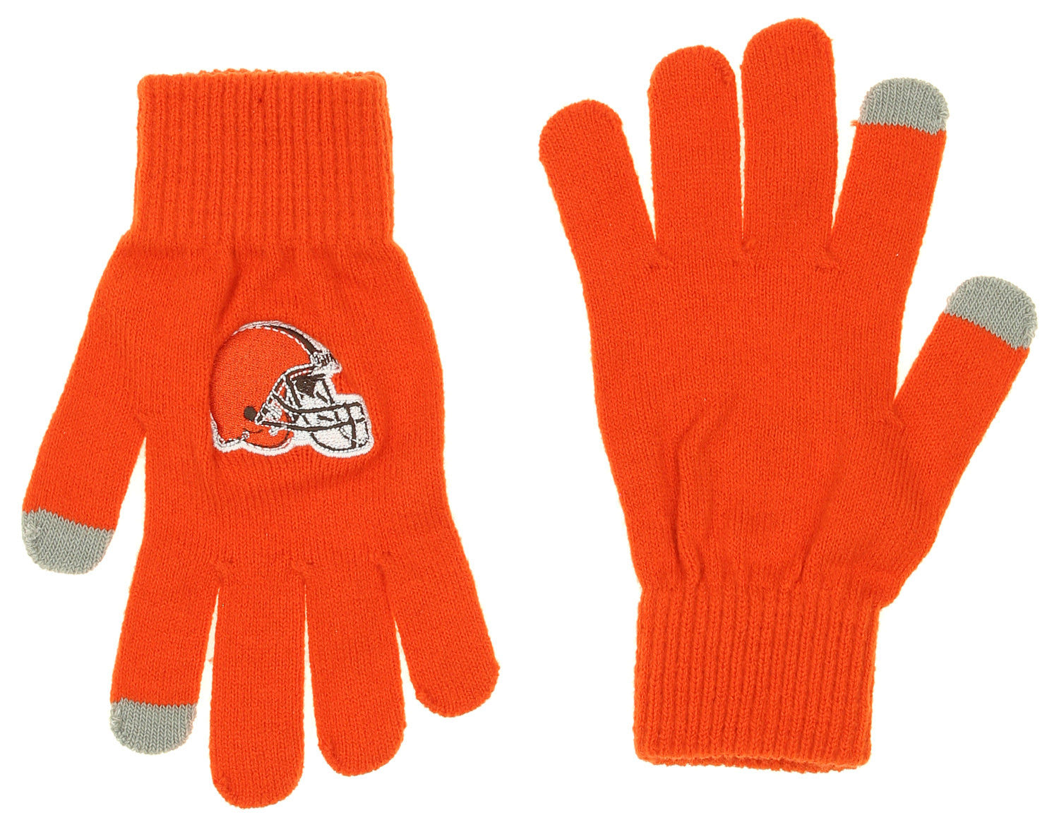 FOCO X Zubaz NFL Collab 3 Pack Glove Scarf & Hat Outdoor Winter Set, Cleveland Browns