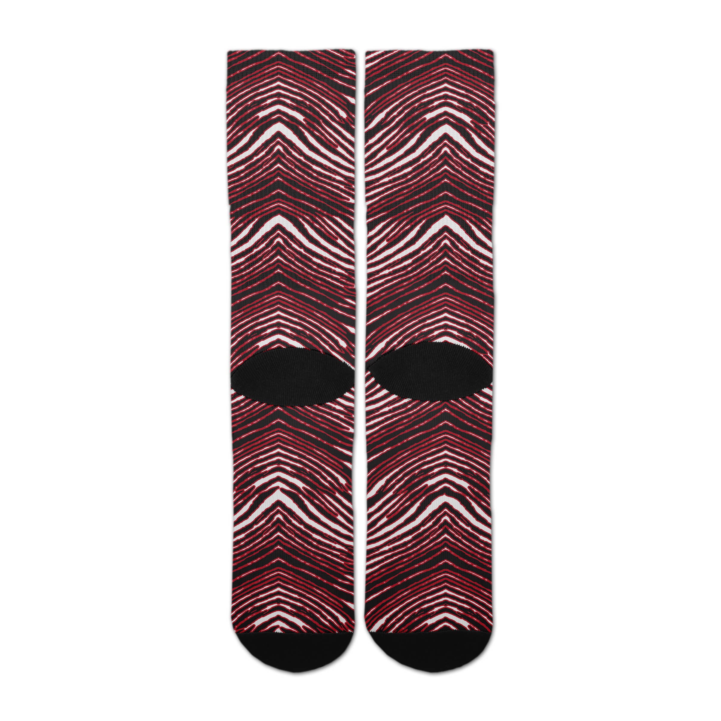 Zubaz By For Bare Feet NFL Zubified Adult and Youth Dress Socks, Atlanta Falcons, Large