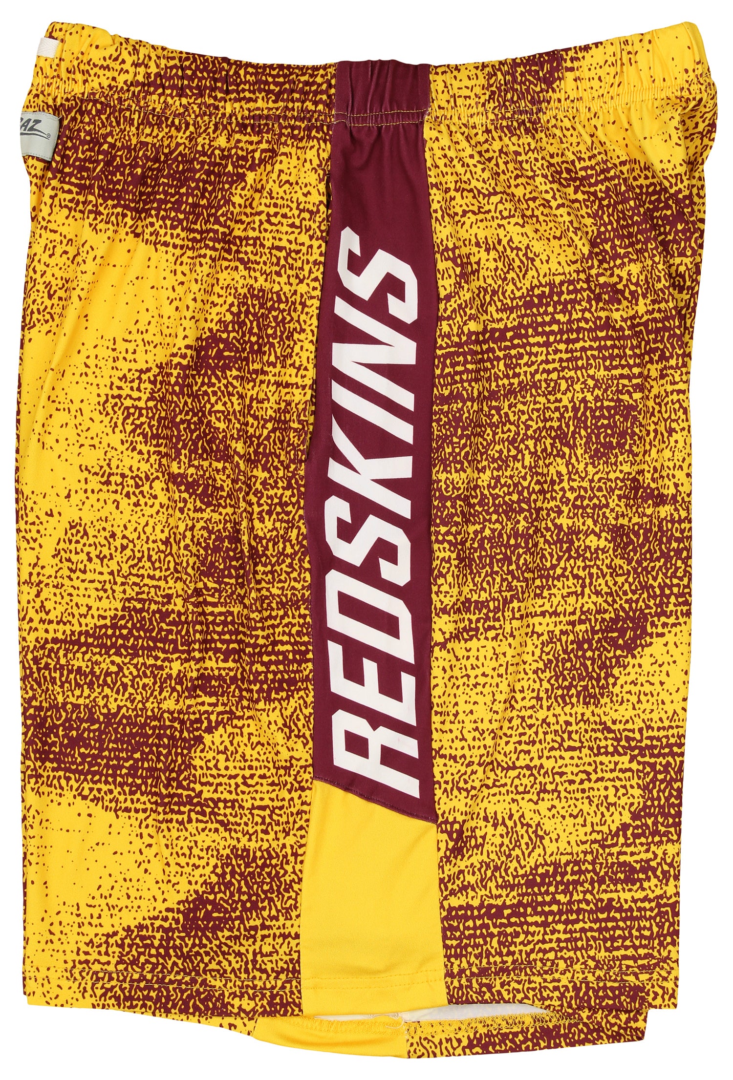 Zubaz Washington Football Team NFL Men's Static Shorts, Maroon/Gold