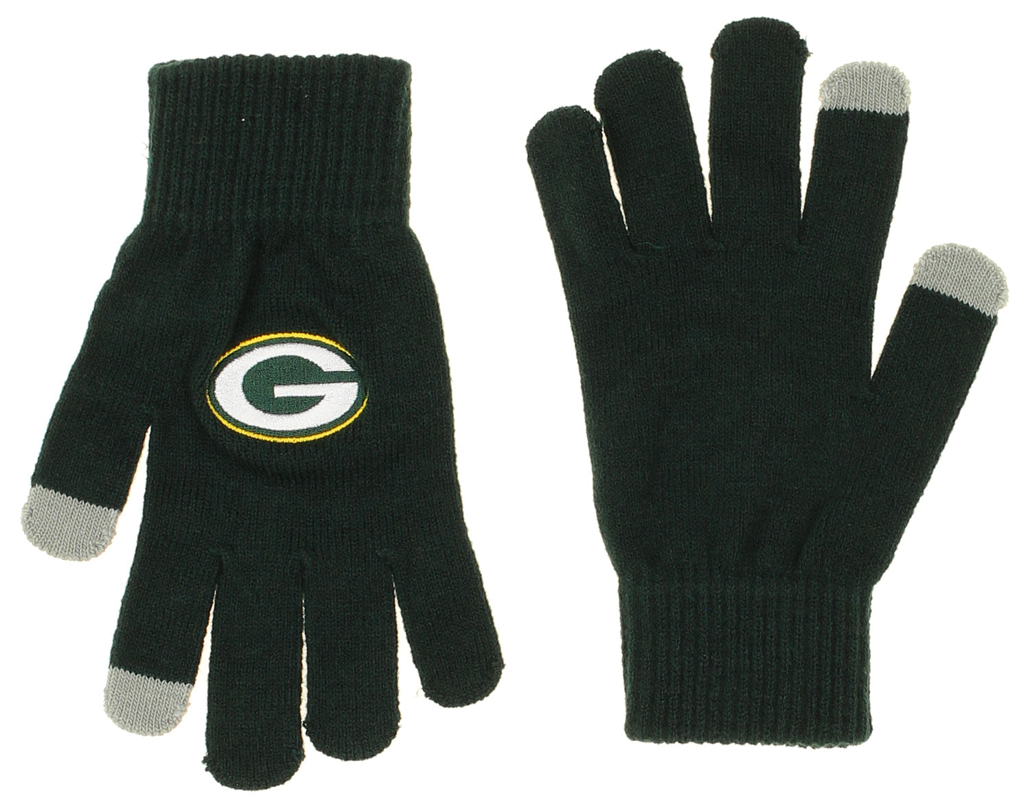 FOCO X Zubaz NFL Collab 3 Pack Glove Scarf & Hat Outdoor Winter Set, Green Bay Packers