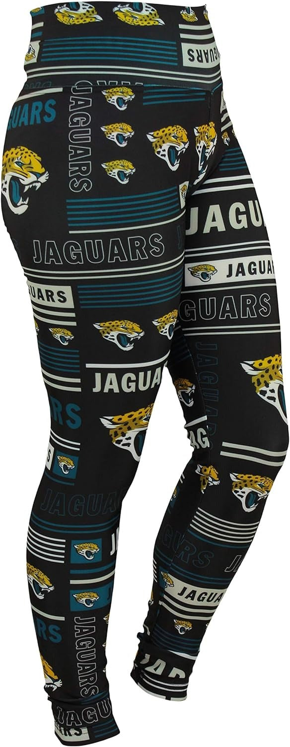 Zubaz NFL JACKSONVILLE JAGUARS TEAM COLOR COLUMN LEGGING XS