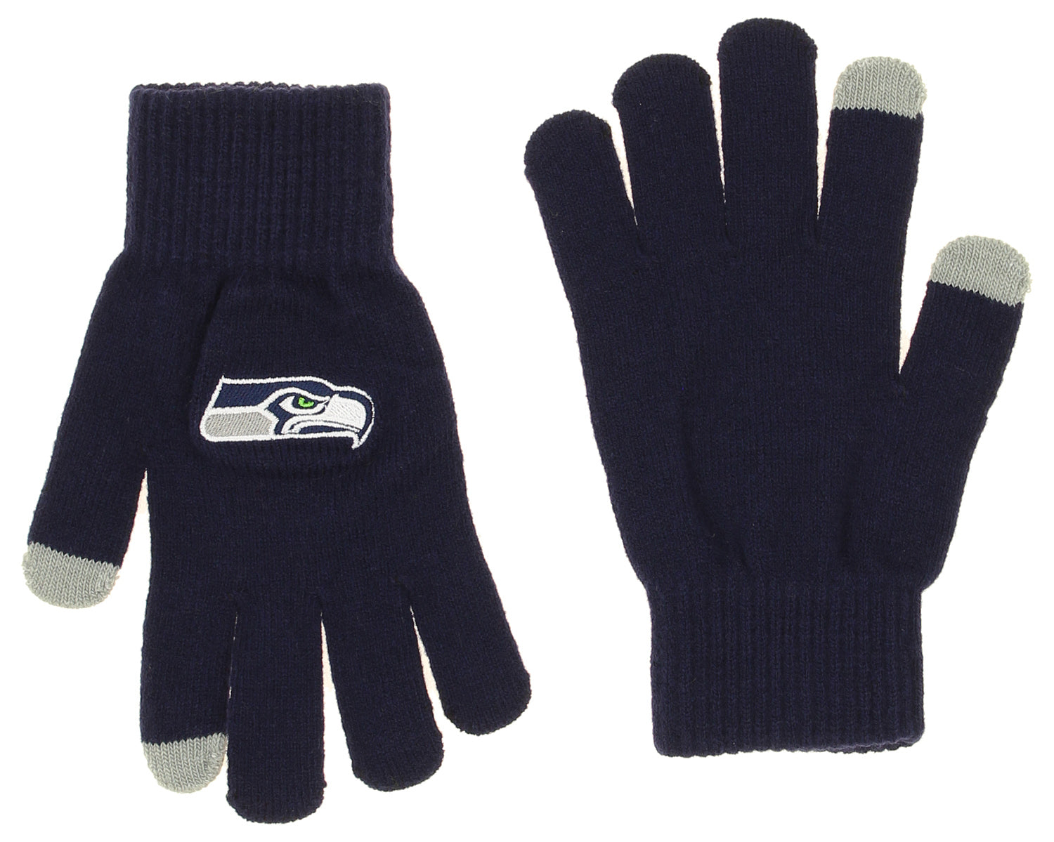 FOCO X Zubaz NFL Collab 3 Pack Glove Scarf & Hat Outdoor Winter Set, Seattle Seahawks - Official NFL Seahawks Zubaz Apparel (