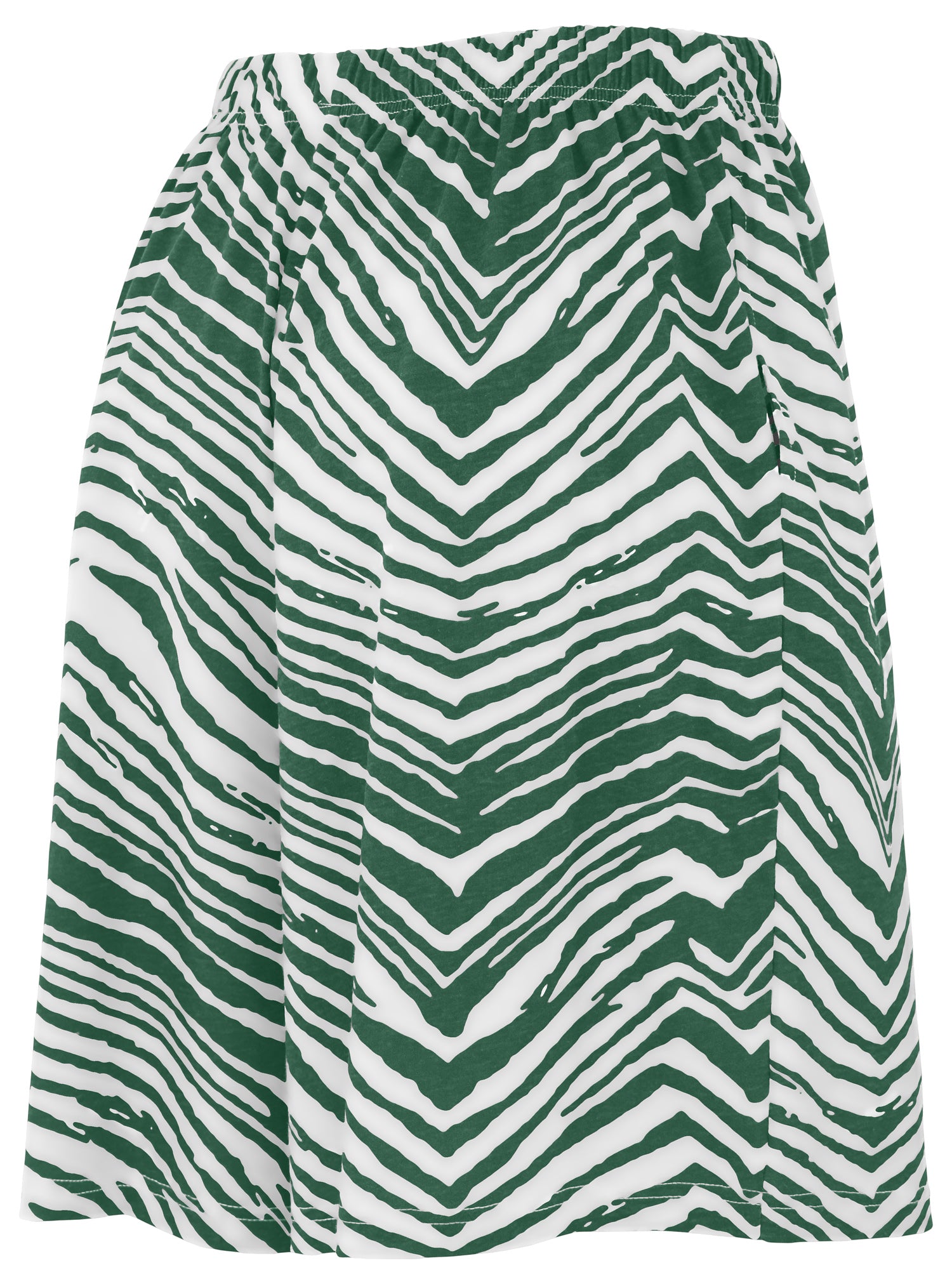 Zubaz NFL Adult Unisex Z88 Zebra Short for Men and Women, New York Jet