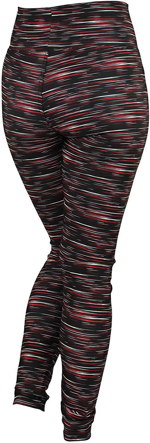 Zubaz NFL Football Women's Atlanta Falcons Space Dye Legging