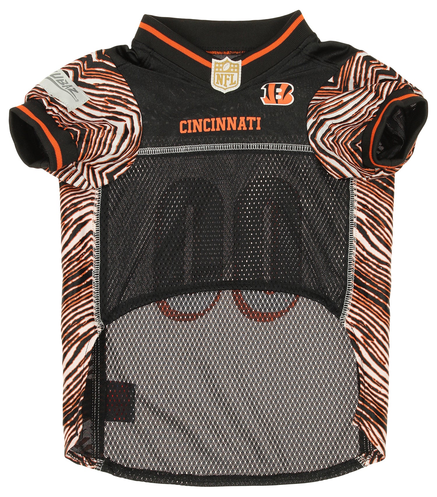 Zubaz X Pets First NFL Cincinnati Bengals Team Pet Jersey For Dogs