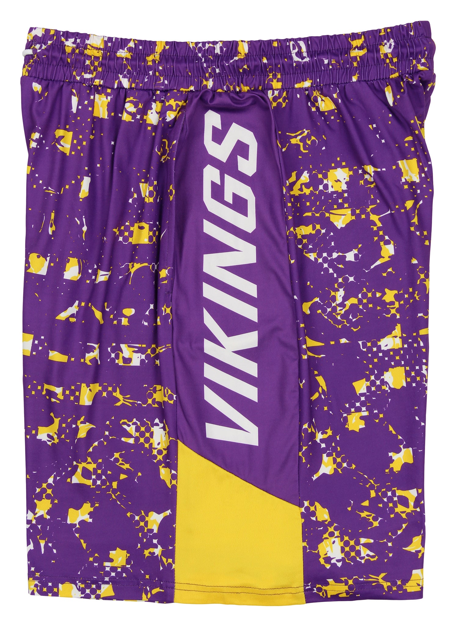 Zubaz NFL Men's Minnesota Vikings Color Grid Shorts