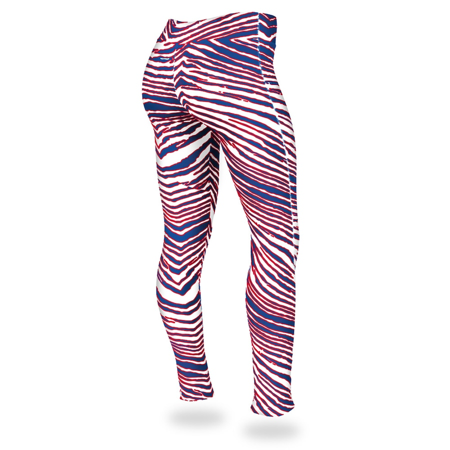 Zubaz NFL Women's New York Giants Zebra Print Legging Bottoms