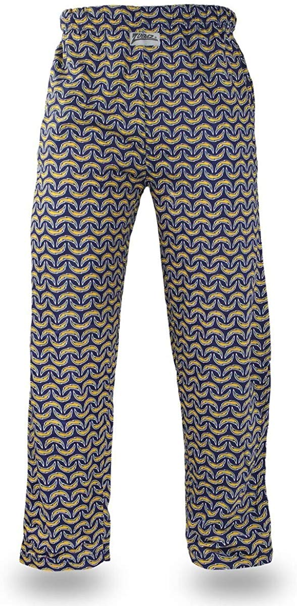 Zubaz NFL Football Men's Los Angeles Chargers Print Logo Comfy Pants