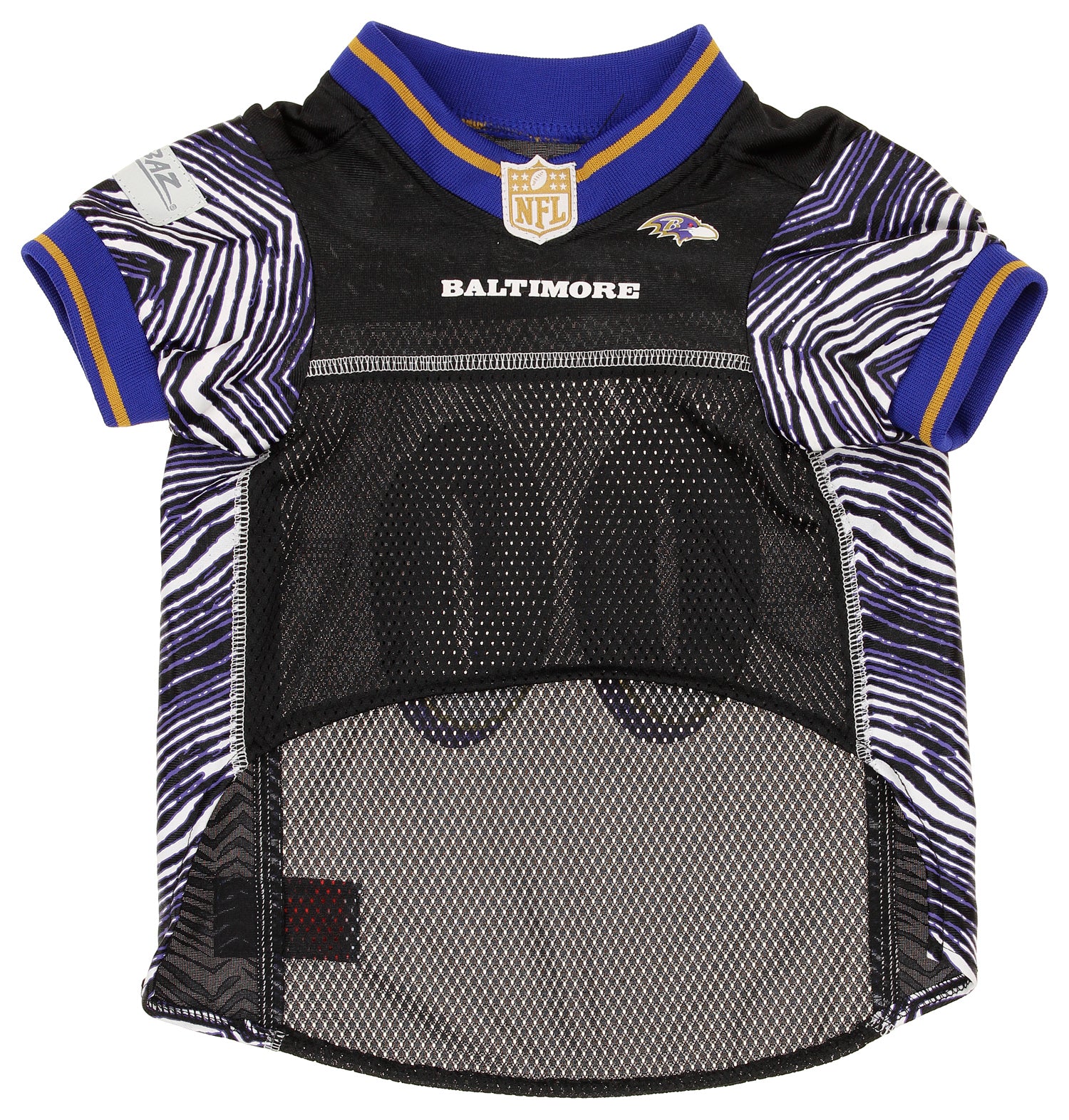 Zubaz X Pets First NFL Baltimore Ravens Team Pet Jersey For Dogs