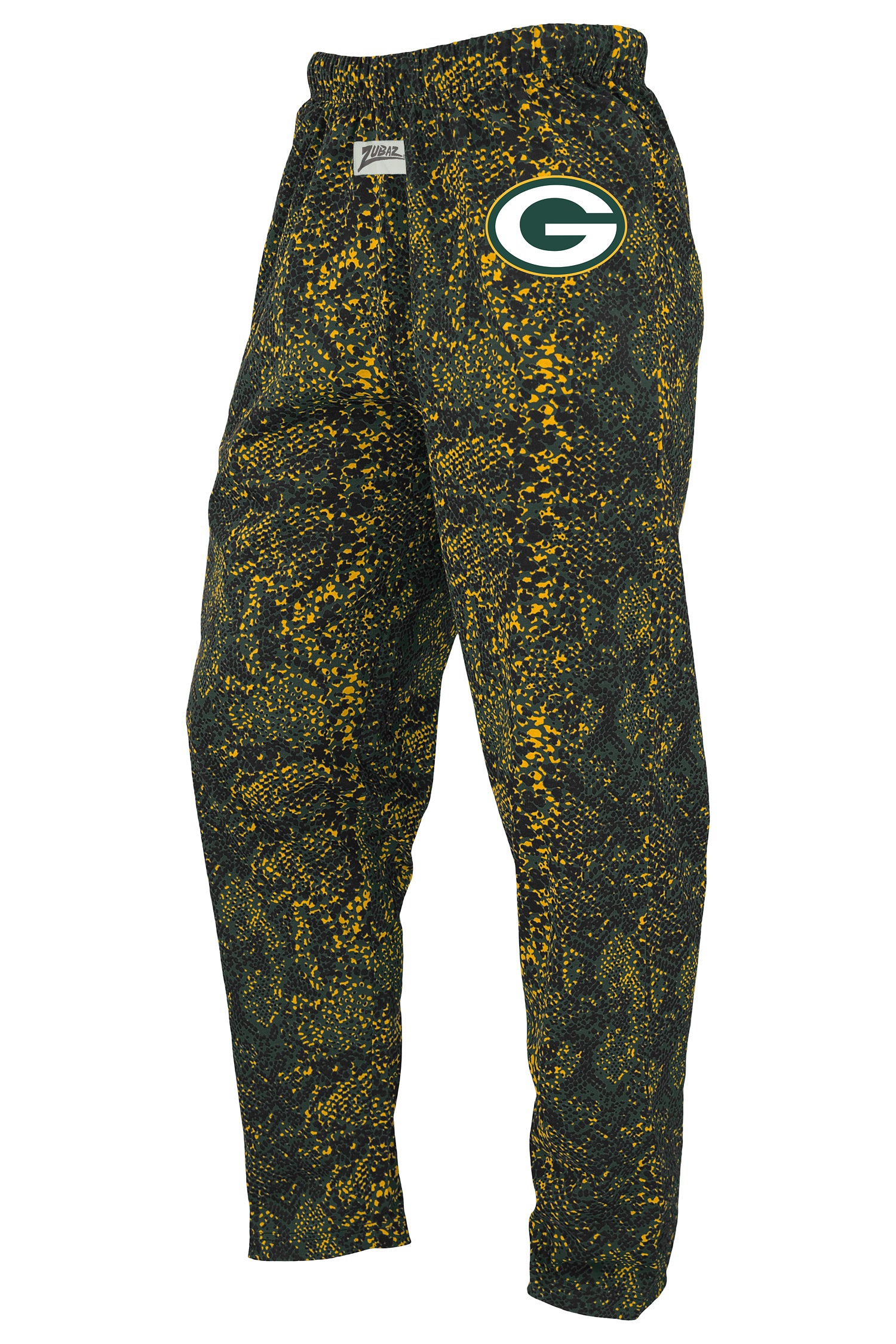 Zubaz NFL Unisex Z88 Post Pant, Green Bay Packers