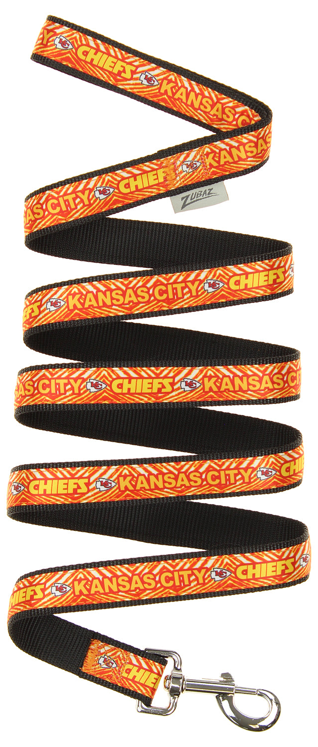 Zubaz X Pets First NFL Kansas City Chiefs Team Logo Leash For Dogs