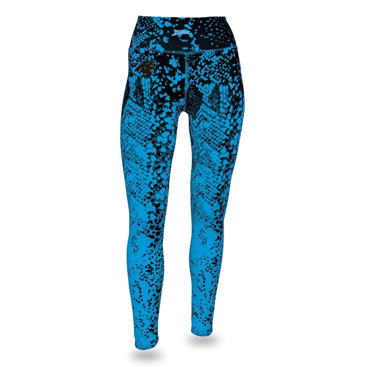 Zubaz NFL Women's Zubaz Carolina Panthers Logo Leggings