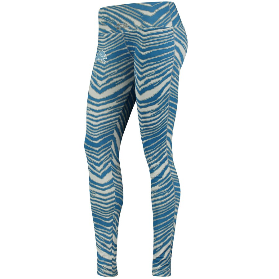 Zubaz NFL Women's Detroit Lions Zebra Print Legging Bottoms