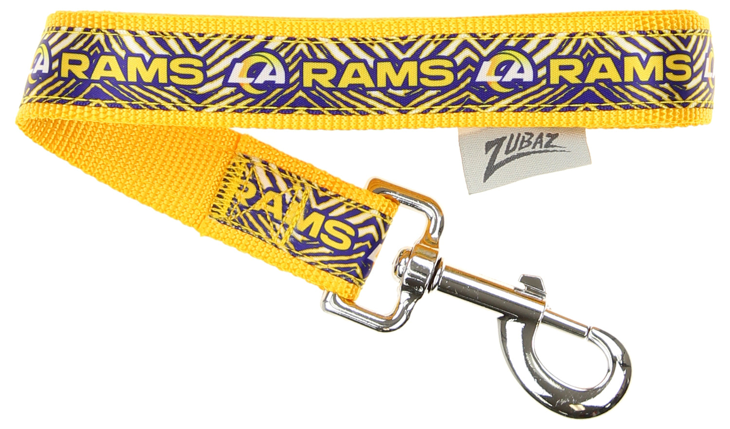 Zubaz X Pets First NFL Los Angeles Rams Team Logo Leash For Dogs