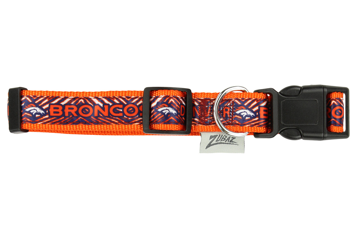 Zubaz X Pets First NFL Denver Broncos Team Adjustable Dog Collar