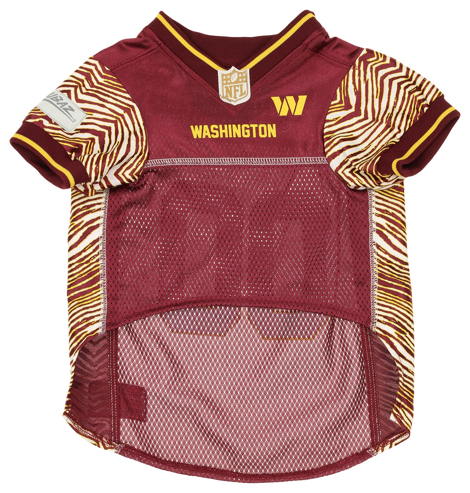 Zubaz X Pets First NFL Washington Commanders Jersey Team Pet Jersey Fo
