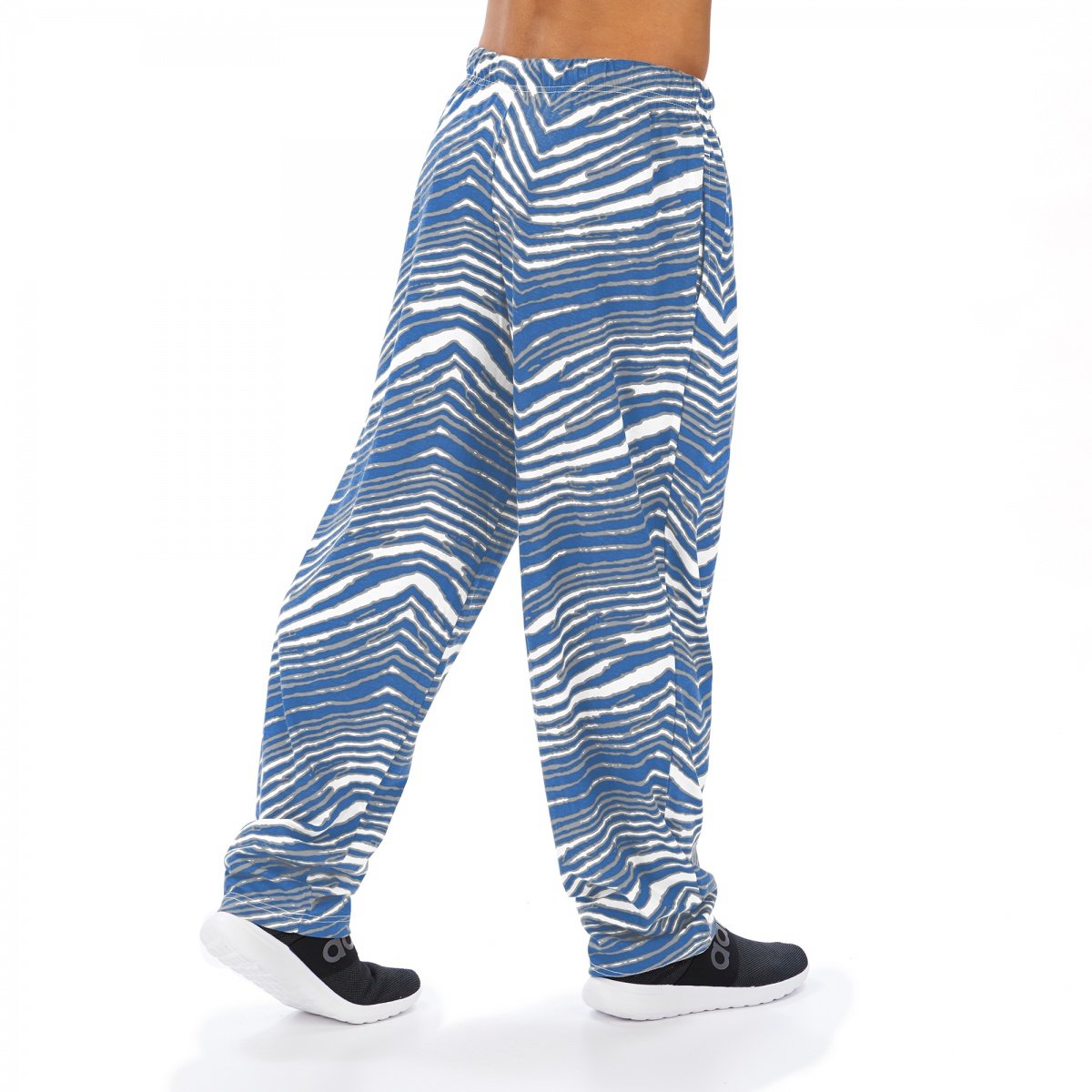 Zubaz NFL Men's Detroit Lions Classic Zebra Print Team Logo Pants