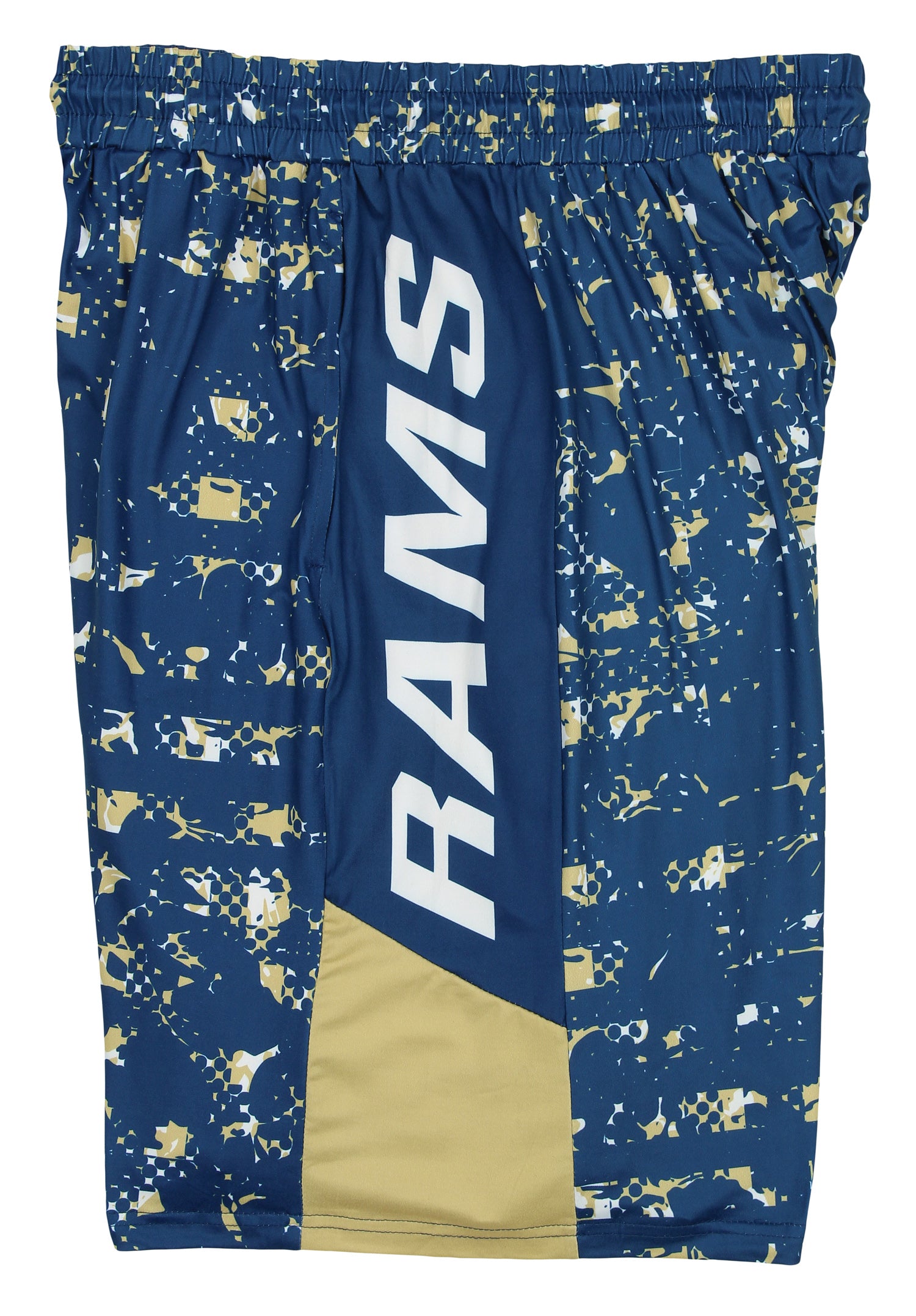 Zubaz NFL Men's Los Angeles Rams Color Grid Shorts