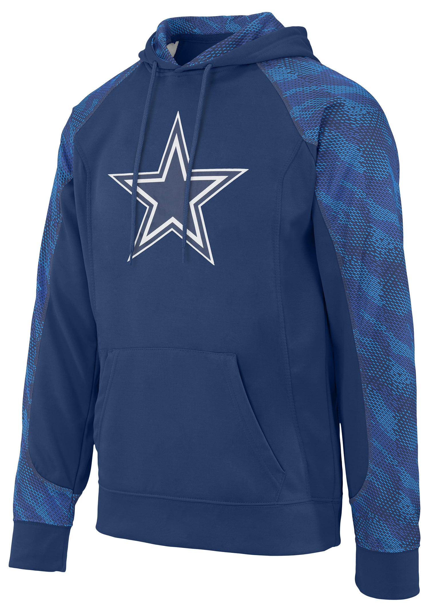 Zubaz NFL Men's Elevated Logo Viper Hoodie, Dallas Cowboys