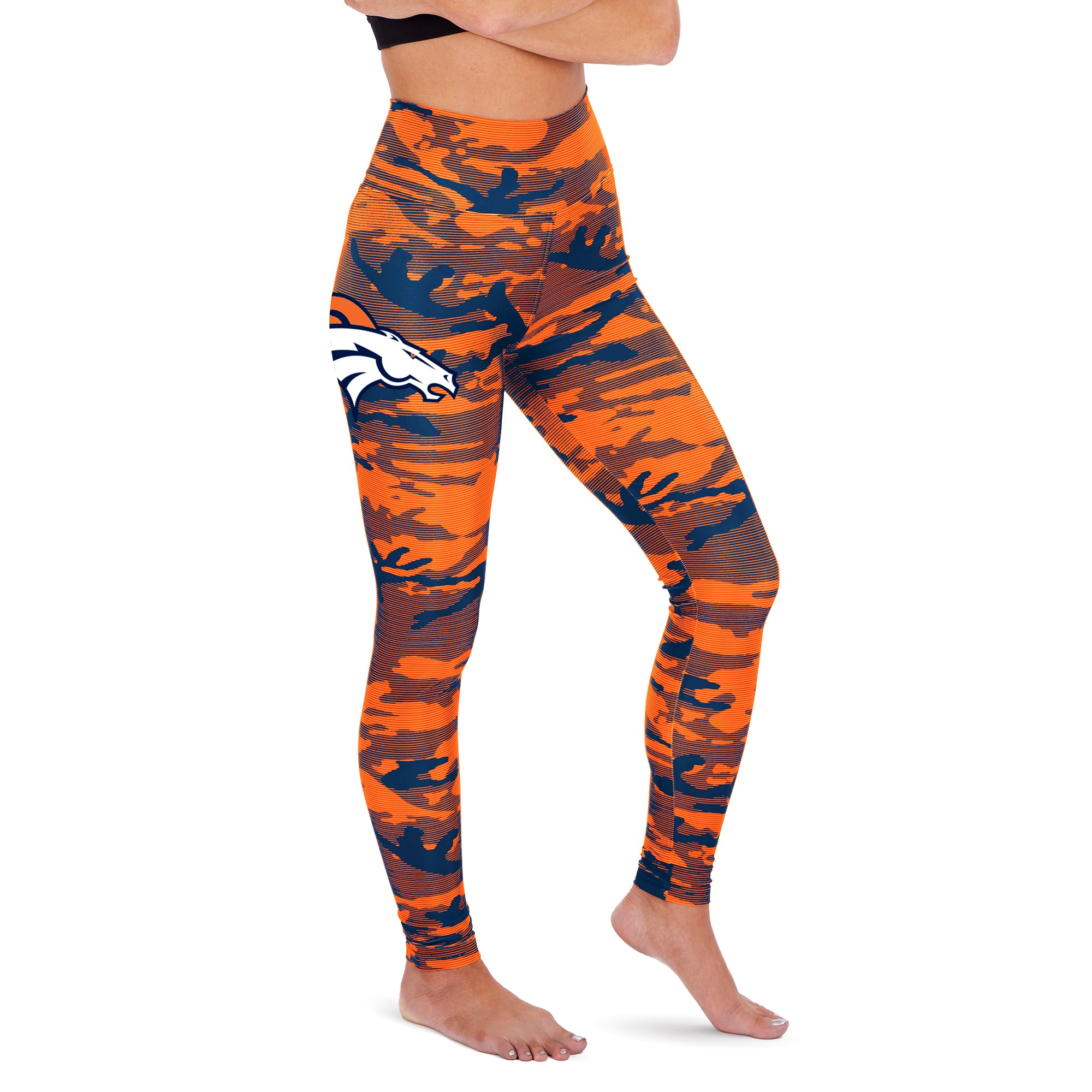 Zubaz Denver Broncos NFL Women's Camo Lines Legging