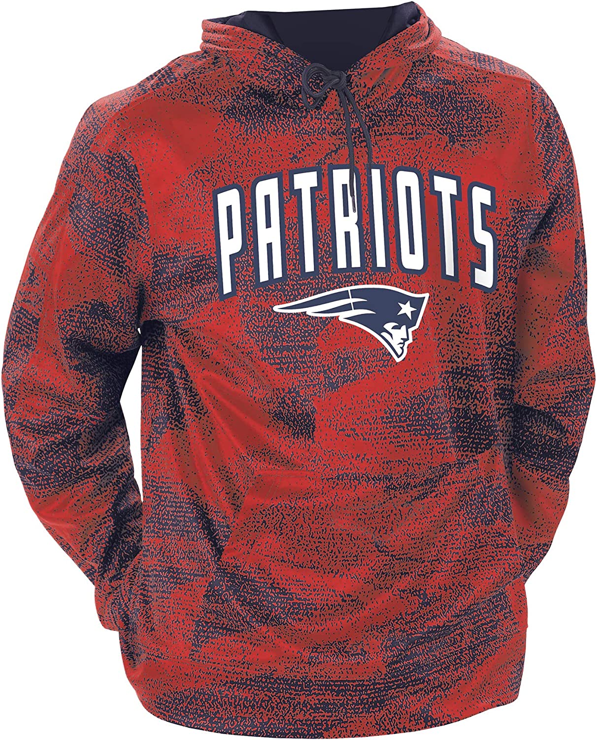 Zubaz New England Patriots NFL Men's Static Hoodie