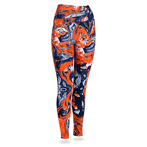 Zubaz NFL Women's Denver Broncos Team Swirl Leggings