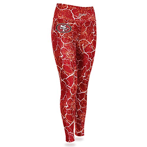 Zubaz NFL Women's San Francisco 49ers Marble Leggings