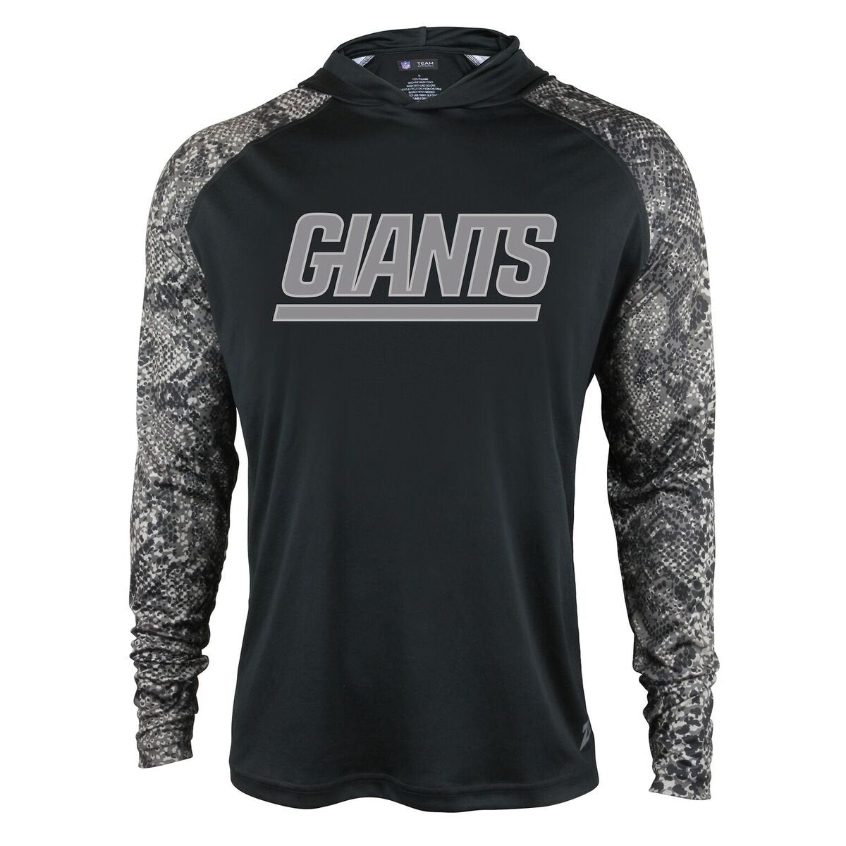 Zubaz Men's NFL New York Giants Tonal Lightweight Hoodie