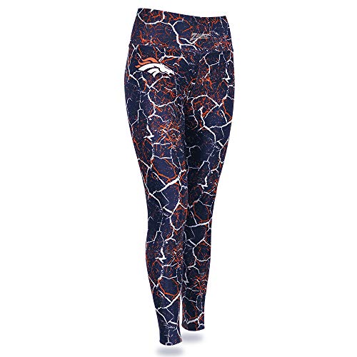 Zubaz NFL Women's Denver Broncos Team Marble Leggings