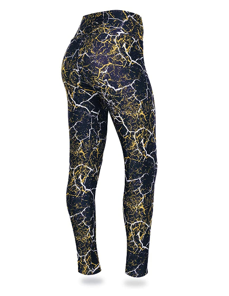 Zubaz NFL Women's Los Angeles Chargers Marble Leggings