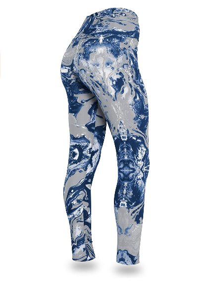 Zubaz NFL Women's Indianapolis Colts Team Swirl Leggings