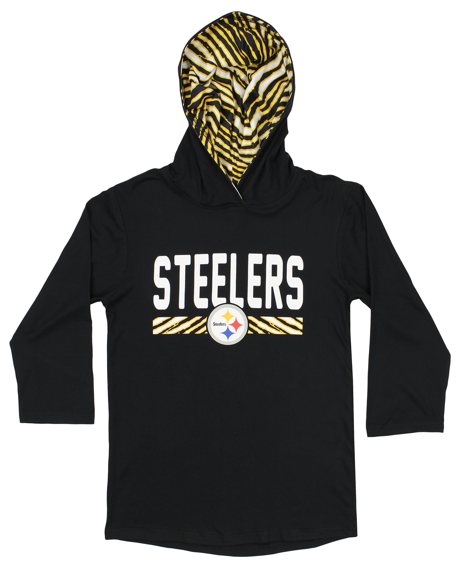 Steelers short sleeve hoodie on sale