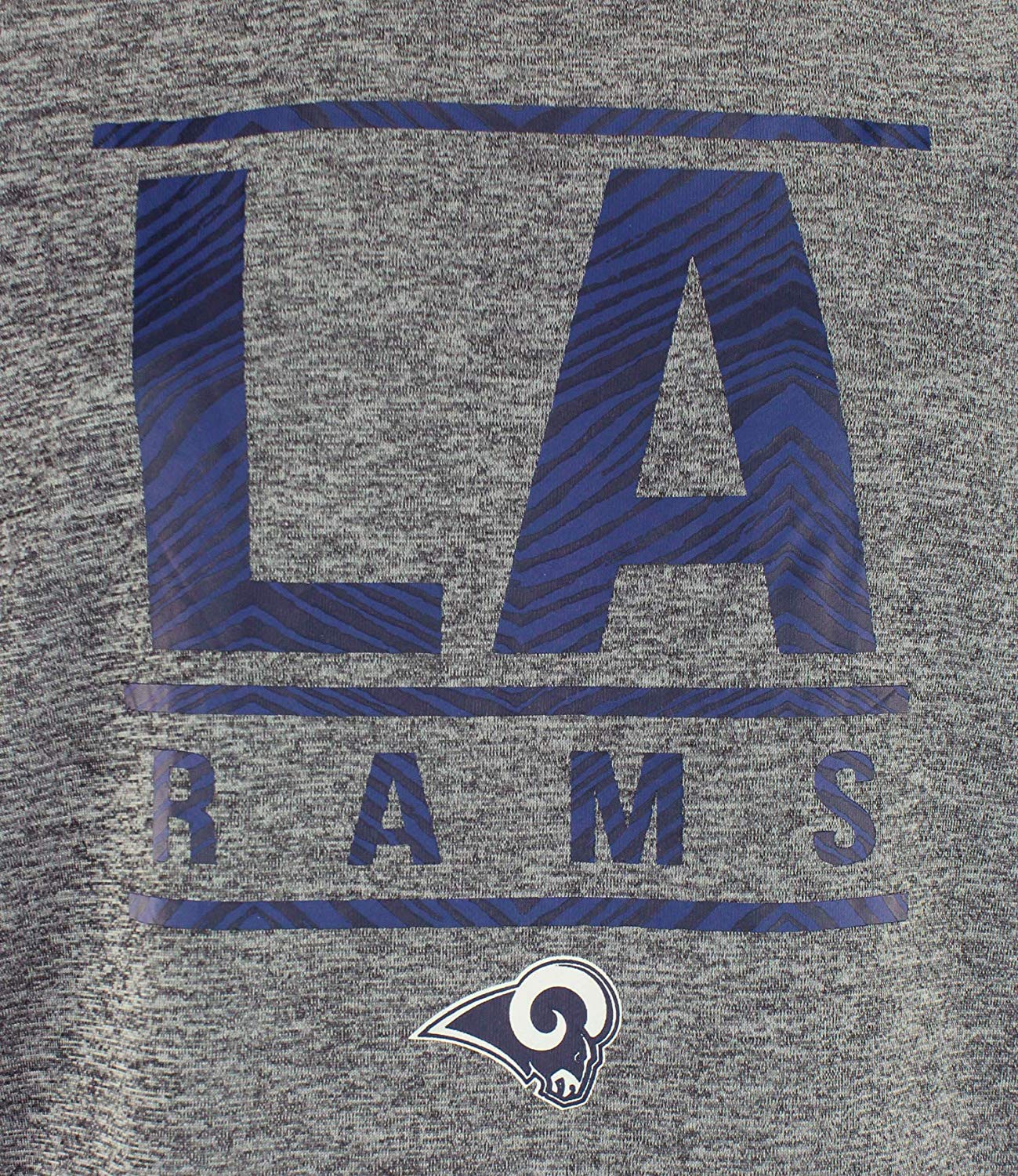 Zubaz NFL Los Angeles Rams Men's Lightweight French Terry Crew Neck Sweatshirt