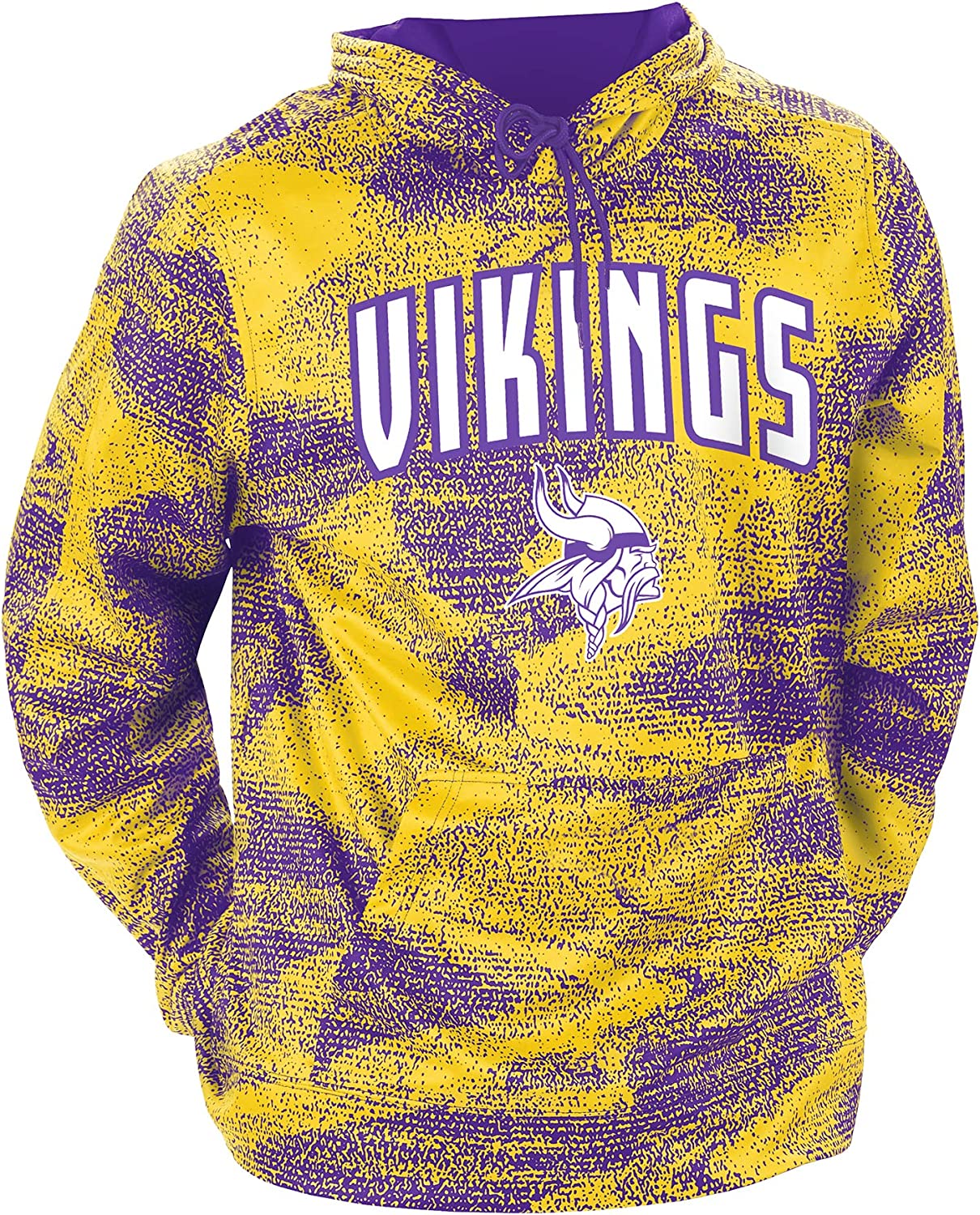 Zubaz Minnesota Vikings NFL Men's Static Hoodie