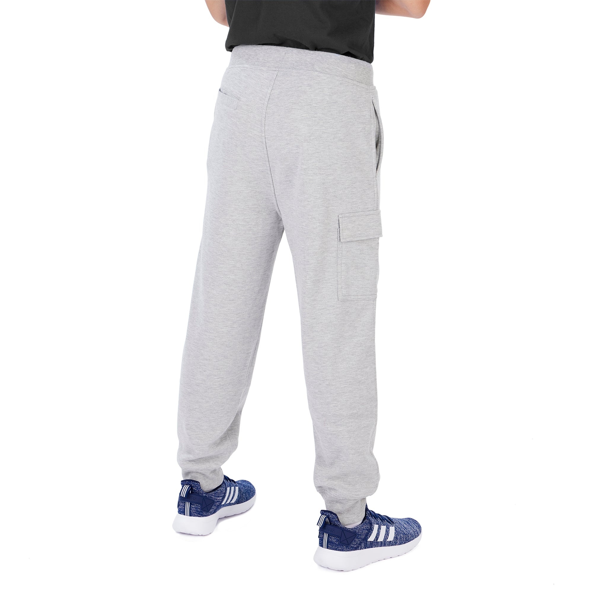 Zubaz Men's NFL Indianapolis Colts Heather Gray Cargo Sweatpants