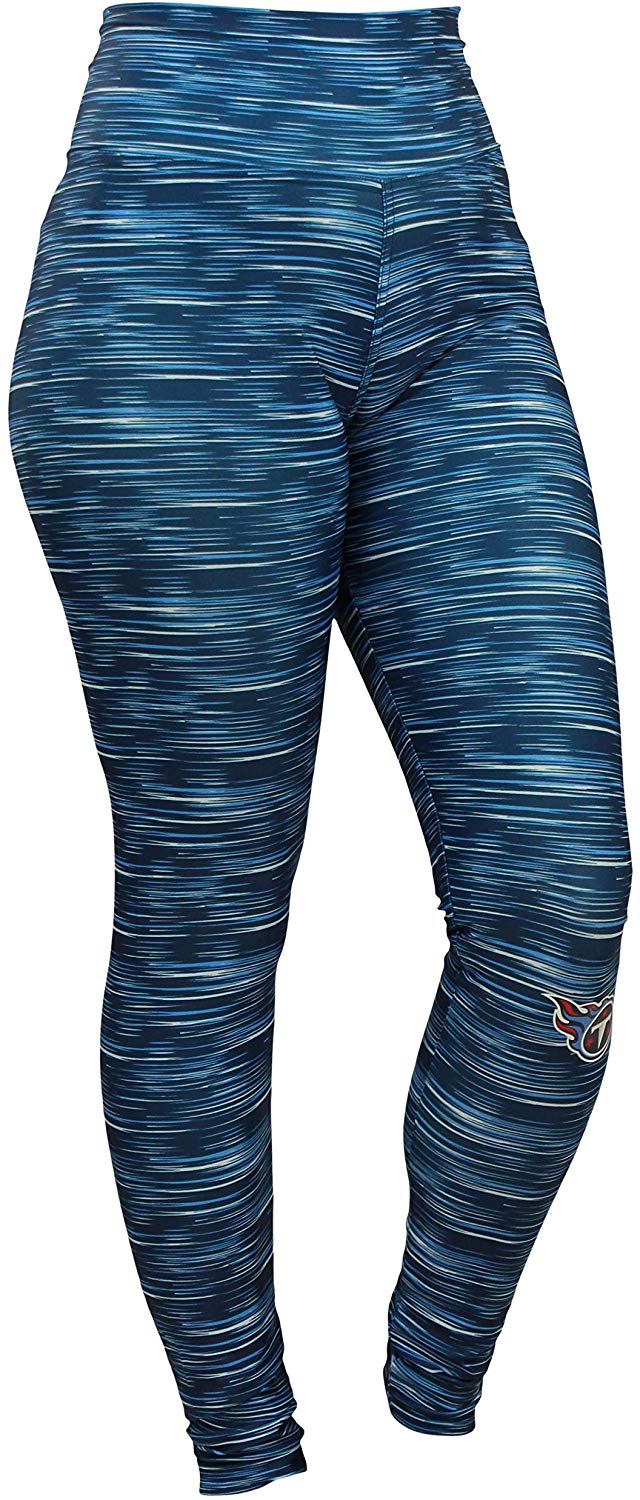 Zubaz NFL Tennessee Titans Women's Space Dye Legging Size XSMALL