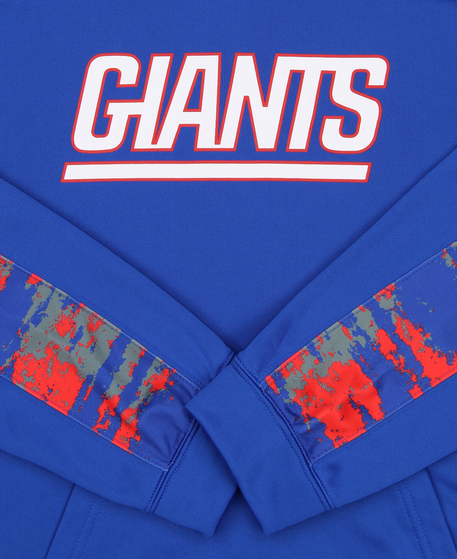 Zubaz NFL Men's New York Giants Performance Hoodie w/ Oxide Sleeves