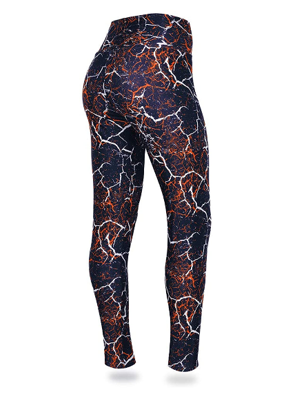 Zubaz NFL Women's Denver Broncos Team Marble Leggings