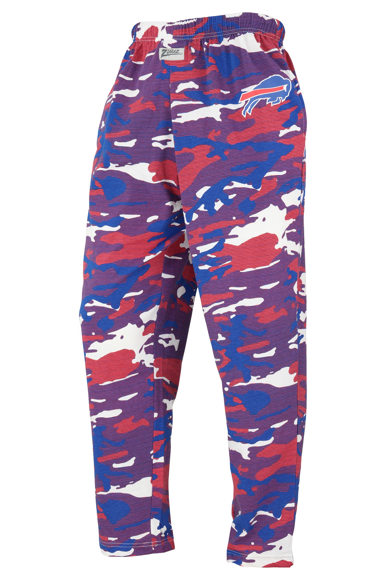 Zubaz NFL Men's CVC Hidden Lines Pant, Buffalo Bills