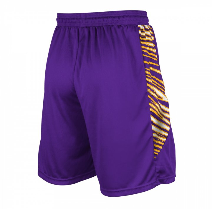 Zubaz NFL Men's Minnesota Vikings Team Logo Active Zebra Shorts