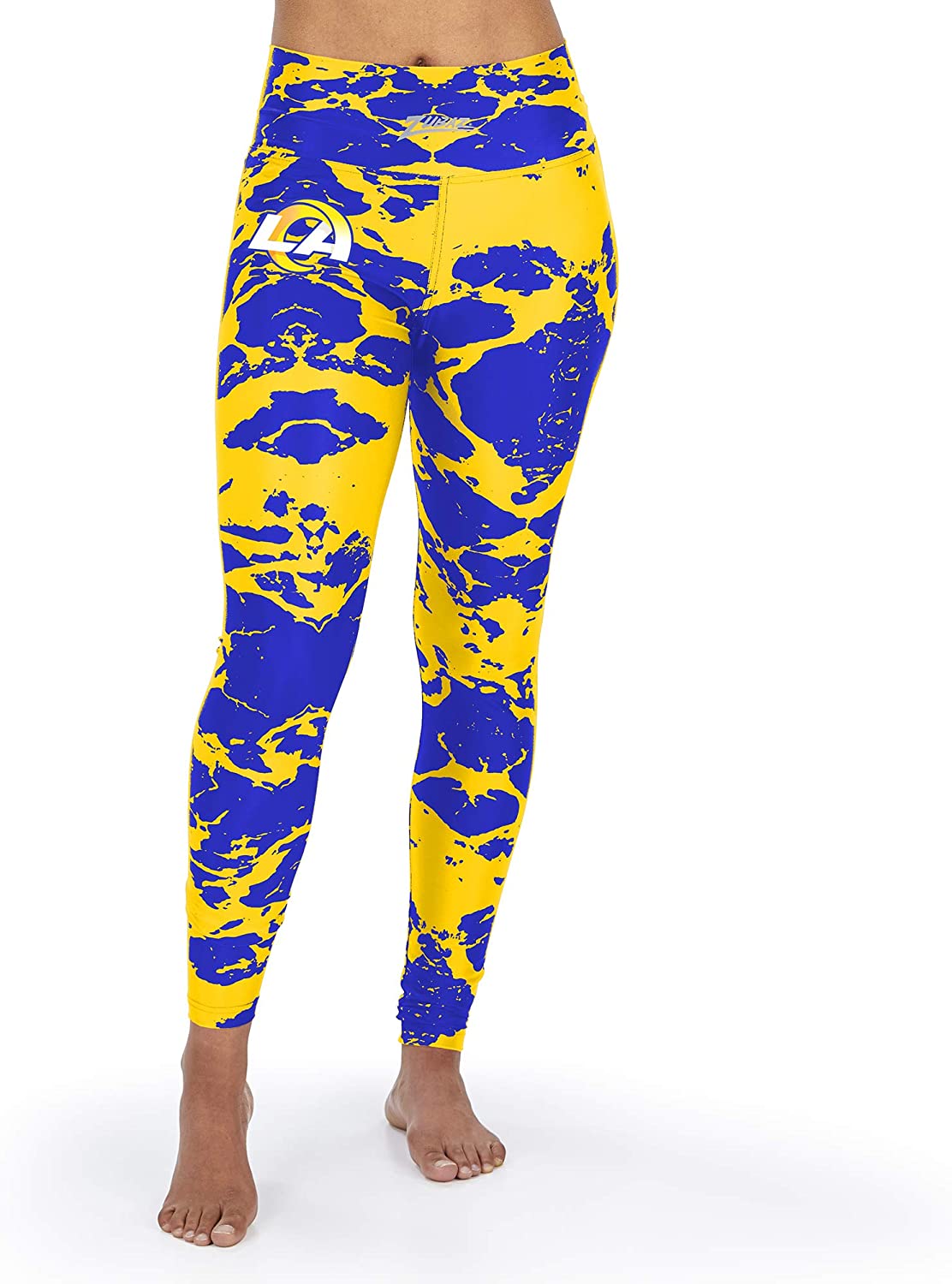 Zubaz NFL Women's Los Angeles Rams Team Color Lava Leggings