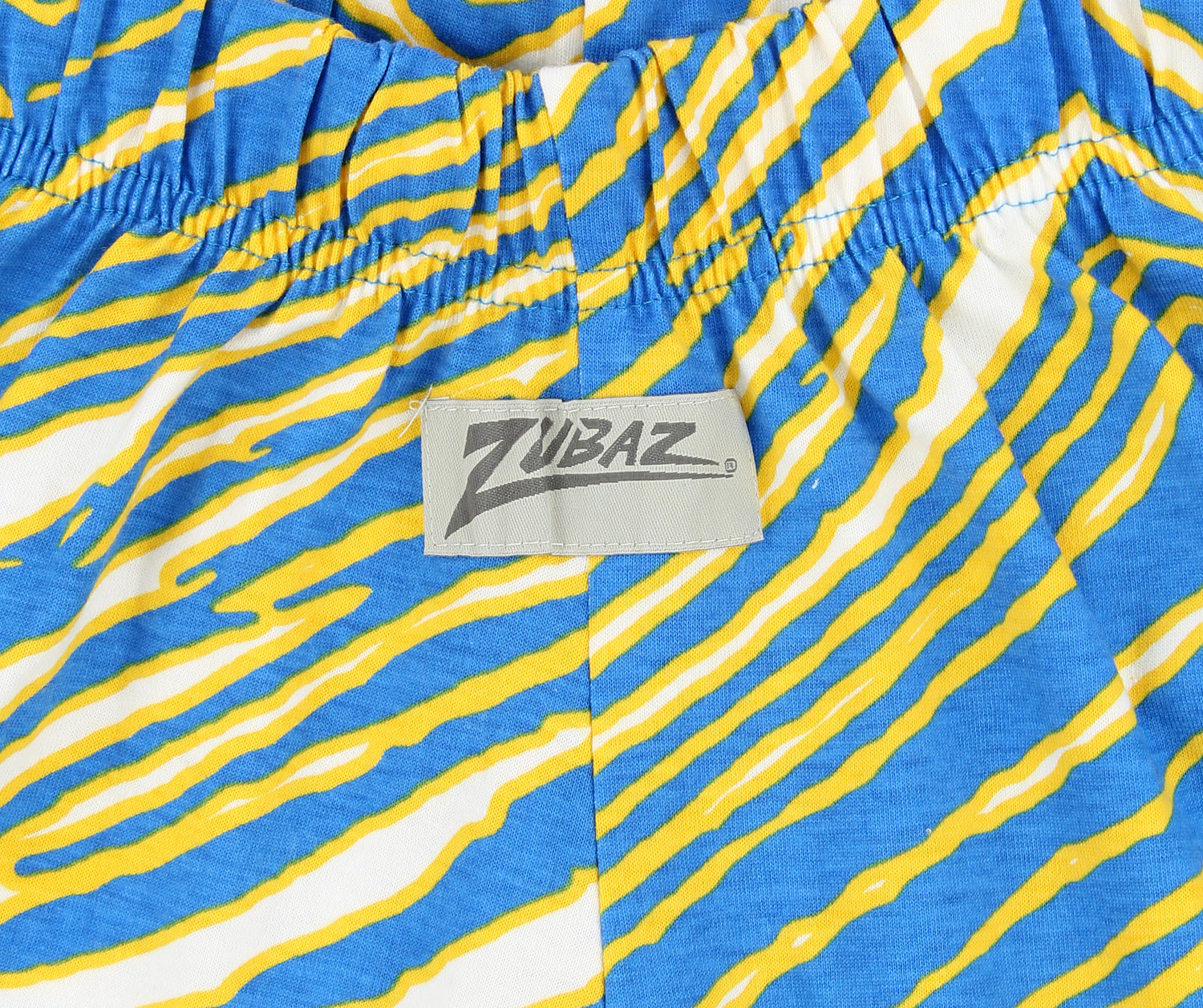 Zubaz Los Angeles Chargers NFL Men's Zebra Print Left Hip Logo Lounge