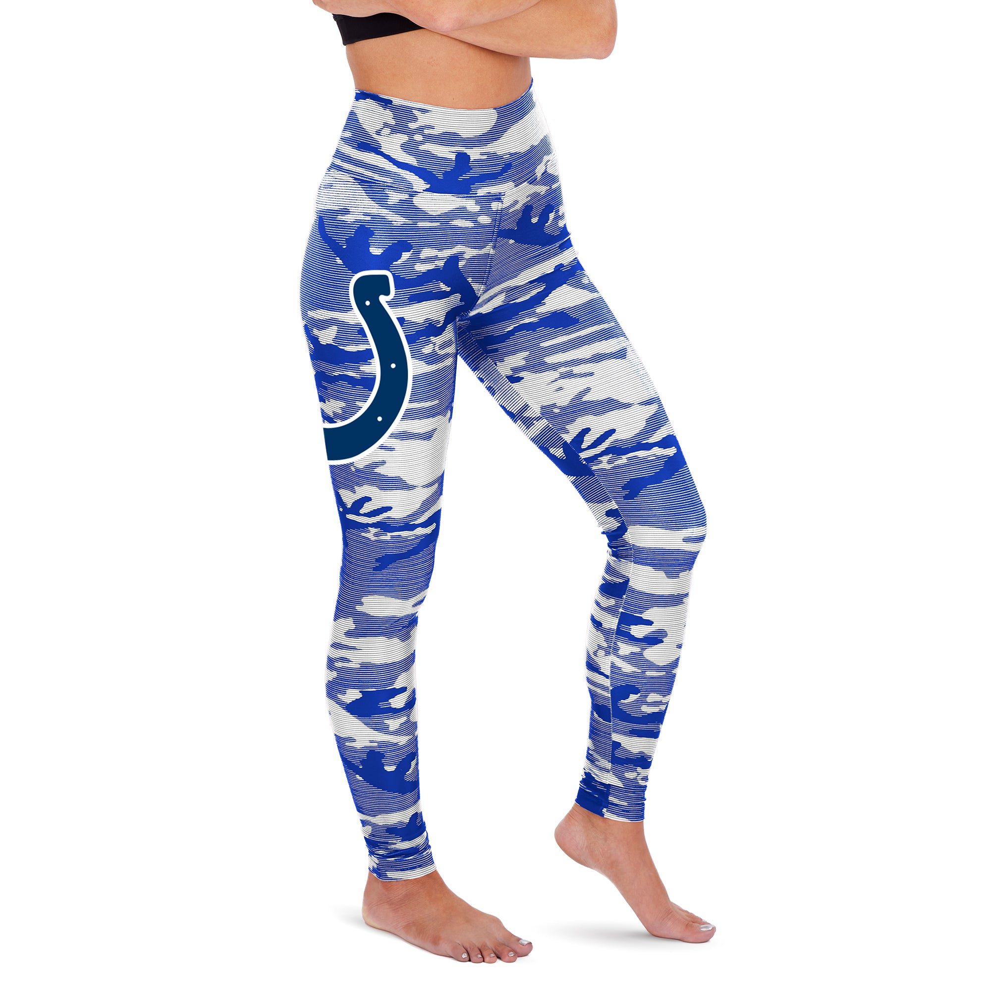 Zubaz Indianapolis Colts NFL Women's Camo Lines Legging