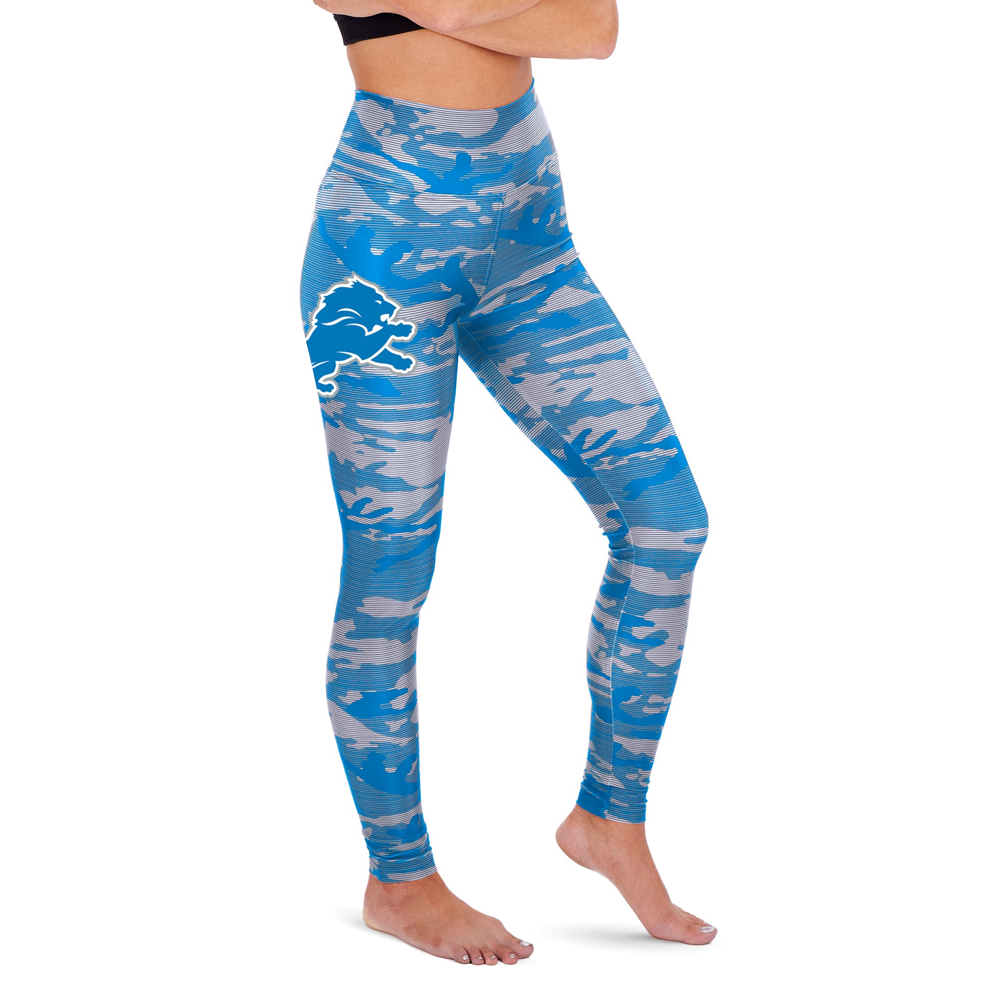 Zubaz Detroit Lions NFL Women's Camo Lines Legging